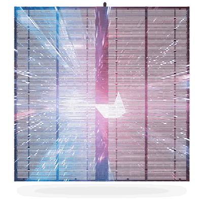 Transparent na Glass LED Screen Wall